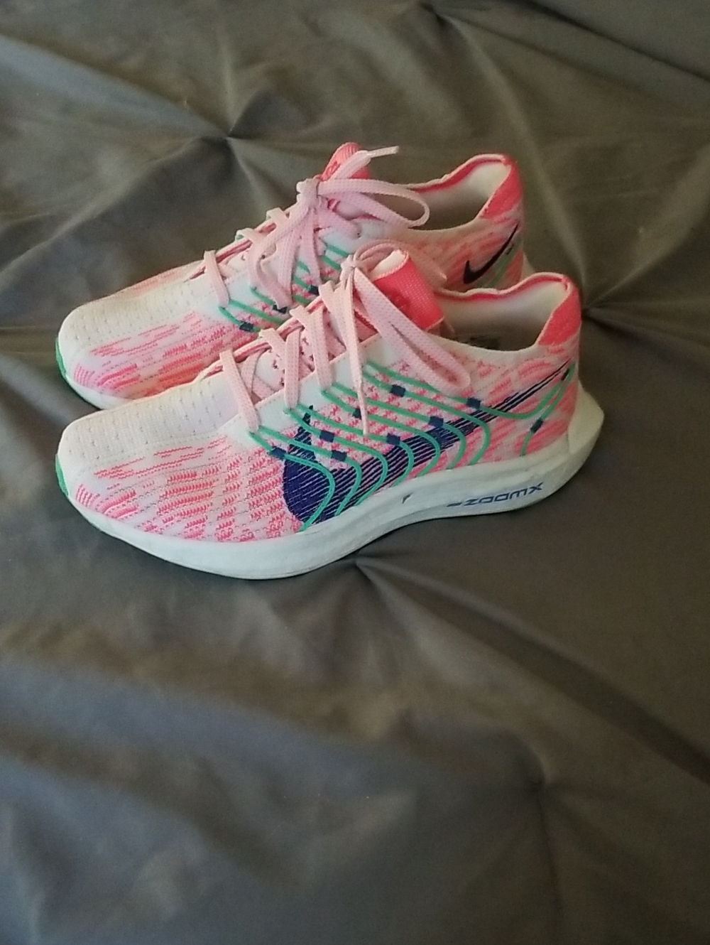 Nike Women's Pink, Teal & Navy ZoomX Running Shoes